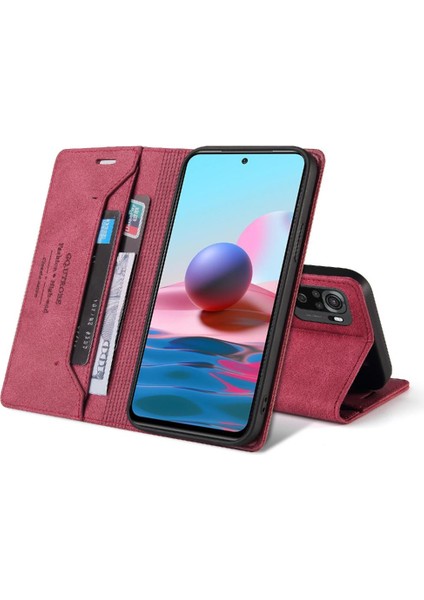 Xıaomı Redmi Için Not 10 4g/not 10S Kickstand Premium Deri Iki (Yurt Dışından) indirimleri