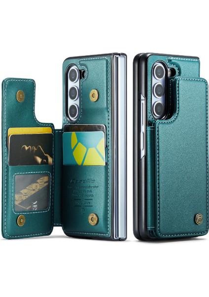 Samsung Galaxy Z Fold 5 5g Kickstand Pu Deri Için Caseme Cüzdan Kılıf (Yurt Dışından)