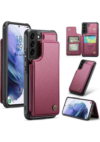 Samsung Galaxy S21 Pu Deri Kickstand Rfıd Ince Için Caseme Cüzdan Kılıf (Yurt Dışından) fiyatları