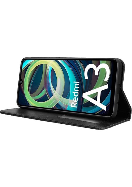 Xiaomi Redmi A3 Cüzdan Manyetik Kapatma Pu Deri Kılıf (Yurt Dışından) indirimleri