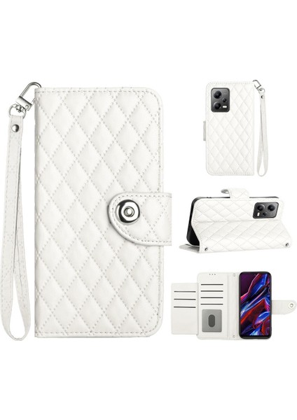 Xiaomi Poco X5 5g Kart Tutucu Cüzdan Kapak Bilek Şerit Darbeye (Yurt Dışından)