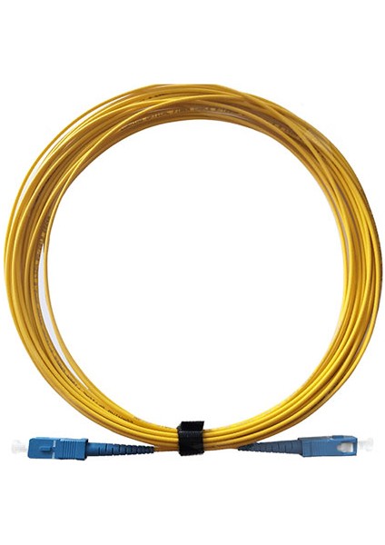 Fiber Optik Kablo 30 Metre Sc-Sc Sm Simplex Lszh Os2 2.0mm Ev-Ofis Internet Bağlantısı Için Uygundur