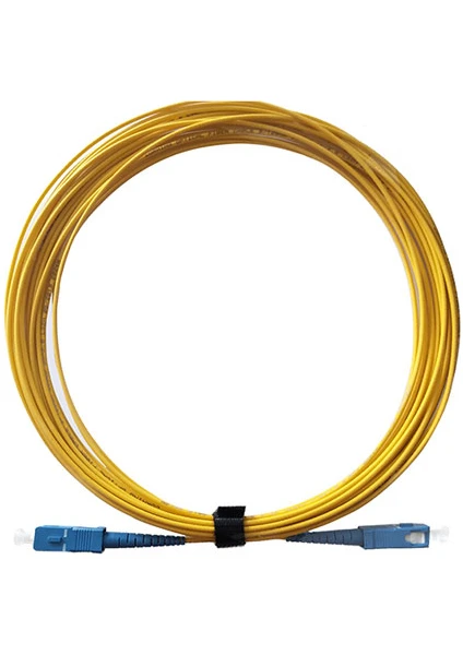 Fiber Optik Kablo 30  Metre Sc-Sc Sm Simplex Lszh Os2 2.0mm Ev-Ofis Internet Bağlantısı Için Uygundur