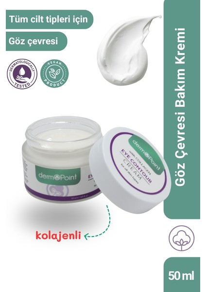 Yaşlanma Karşıtı Kolajenli Göz Çevresi Bakım Kremi 50 ml