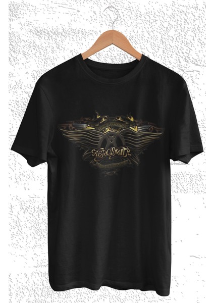 Aerosmith Baskılı T-Shirt, Rock-Metal Müzik Baskılı Tişört