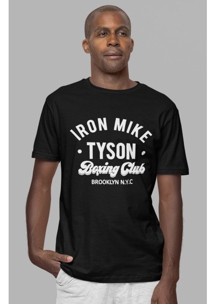 Iron Mike Tyson Yazılı T-Shirt, Boks Baskı Temalı Tişört