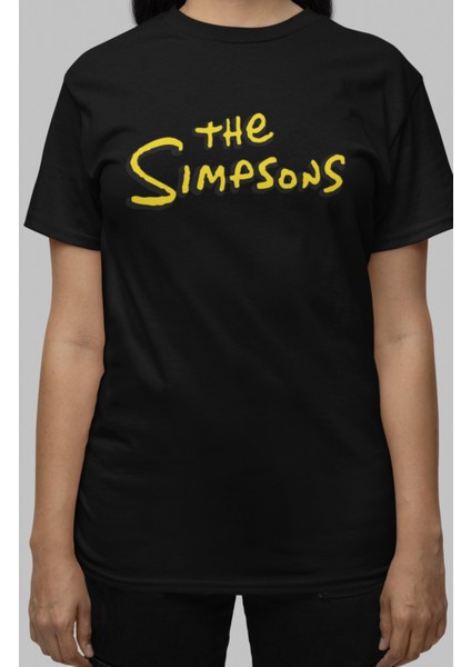 The Simpsons Sırt Baskılı T-Shirt, Erkek-Kadın Homer Simpson Sırt Baskılı Tişört fiyatları