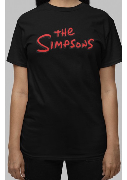 The Simpsons Sırt Baskılı T-Shirt, Erkek-Kadın Yaramaz Bart Simpson Sırt Baskılı Tişört