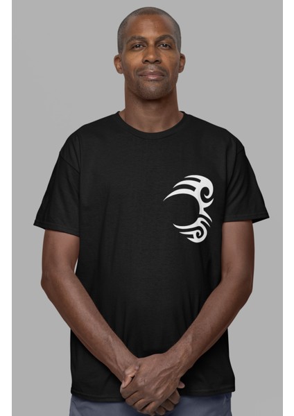 Mike Tyson Dövme Sırt Baskılı T-Shirt, Boks Temalı Tişört