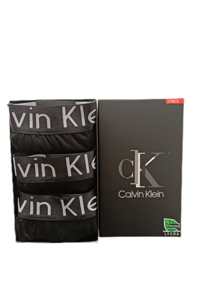 Calvin Kl. 3'lü Bambu Lüks Erkek Boxer