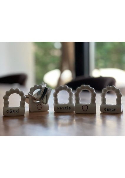 Isimli Peçetelik modelleri