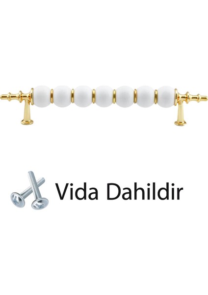 5 Adet Inci Kulp 128 mm Altın Gold Mutfak Kulpu Çekmece Dolap Kapak Kulbu Metal Mobilya Dolabı Kulpları