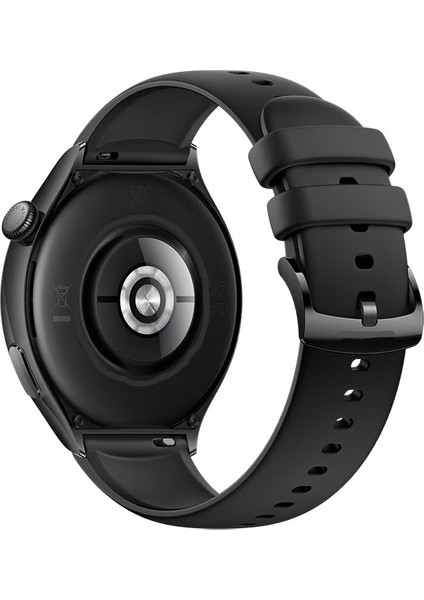 Watch 4 Pro Curved Kavisli Ekran Silikon+Metal+Deri 3 Kordonlu 2024 Model Akıllı Saat