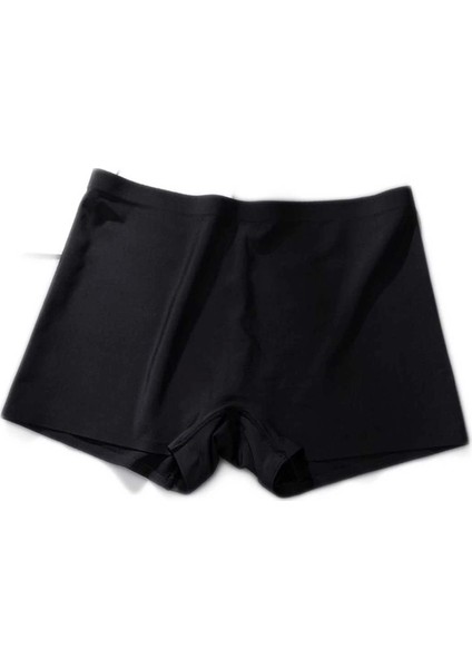 Modlive Kadın Dikişsiz Görünmez Iz Yapmaz Mini Şort Boxer Siyah
