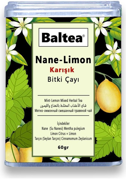 Nane Limon Karışık Bitki Çayı 60gr