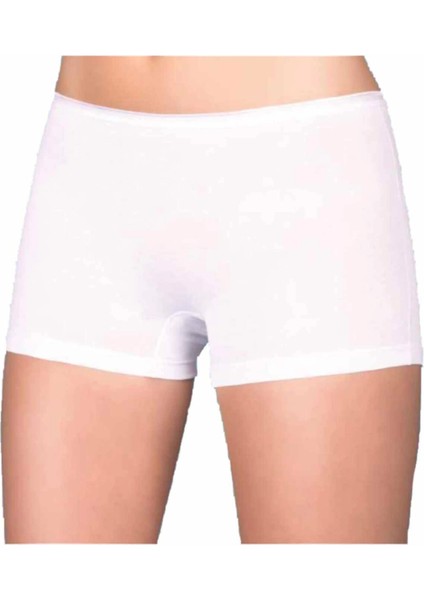 Modlive Likralı Süprem Kadın Boxer Short Beyaz 2100B fiyatları