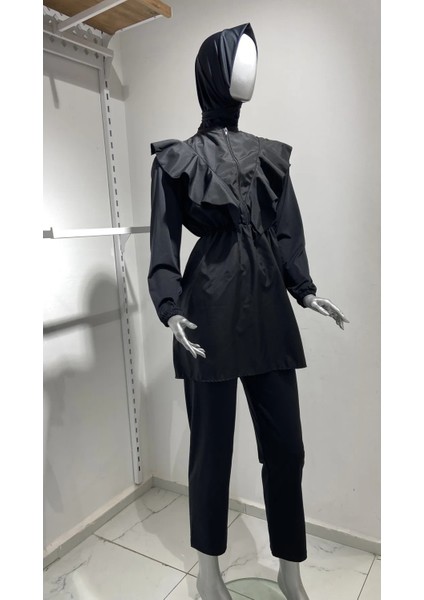 Paraşüt Valonlu 3 Parça Tam Kapalı Tesettür Mayo fiyatları