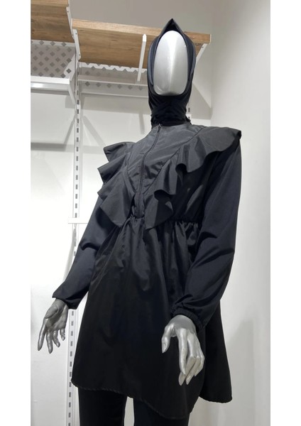 Paraşüt Valonlu 3 Parça Tam Kapalı Tesettür Mayo fırsatları