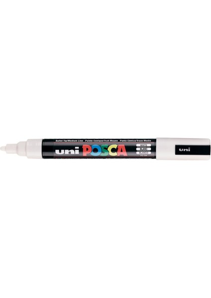 Posca Marker Pc-5m Medium 1.8-2.5 mm White modelleri