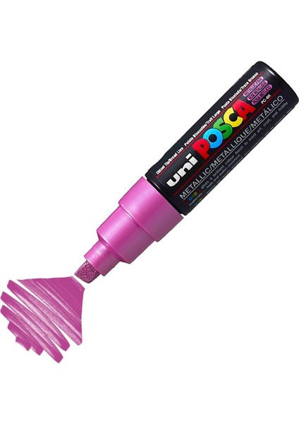 Posca Marker Pc-8k Bold 8.0 mm Metallic Pink