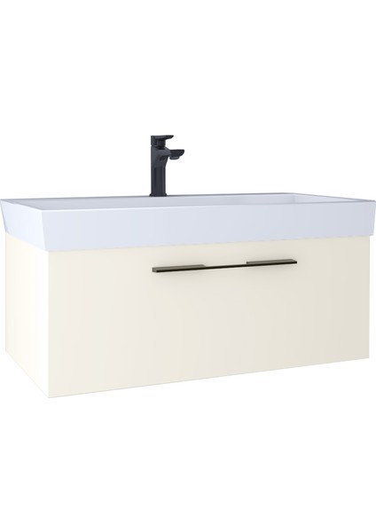 Glow 100 cm Lavabo Dolabı Bianco KB710035