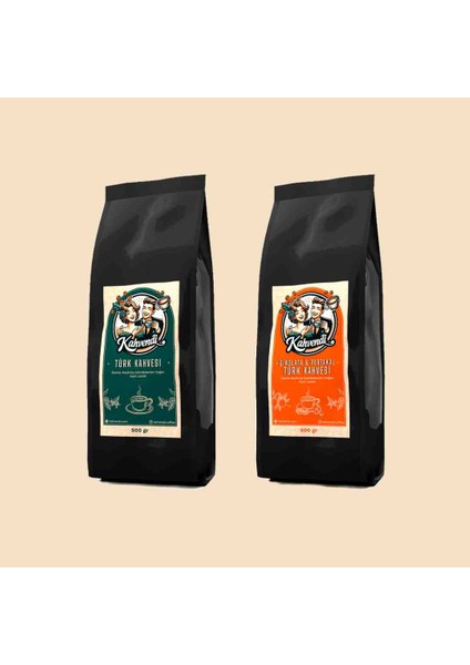 Türk Kahvesi 500 gr - Çikolata & Portakal Türk Kahvesi 500 gr