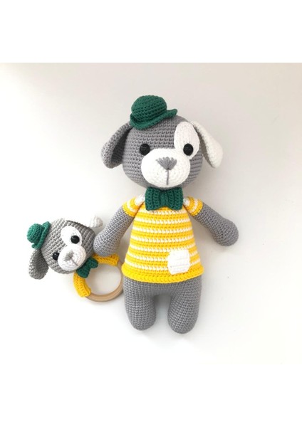 Quezz Quality Amigurumi El Örgüsü Uyku Arkadaşı Havhav Bebek Set