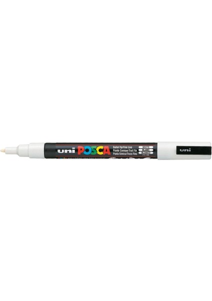 Posca Marker Pc-3m Fine 0.9-1.3 mm White