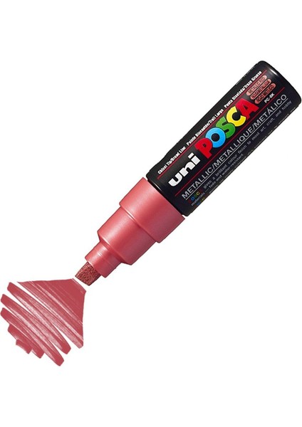 Posca Marker Pc-8k Bold 8.0 mm Metallic Red