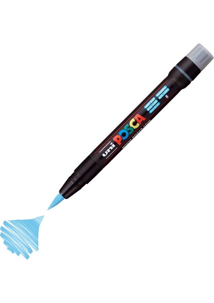 Posca Marker PCF-350 Brush 0.1-10 mm Light Blue