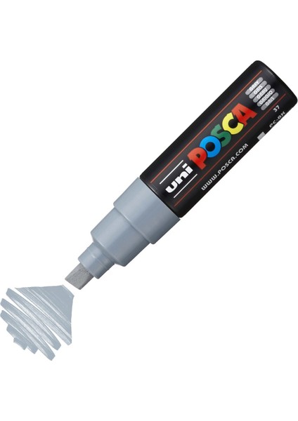 Posca Marker Pc-8k Bold 8.0 mm Grey