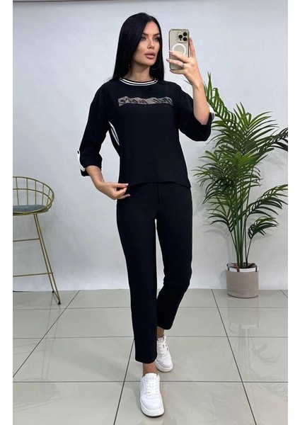 Kadın Yeni Sezon Bluz Pantolon Spor Ikili Takım