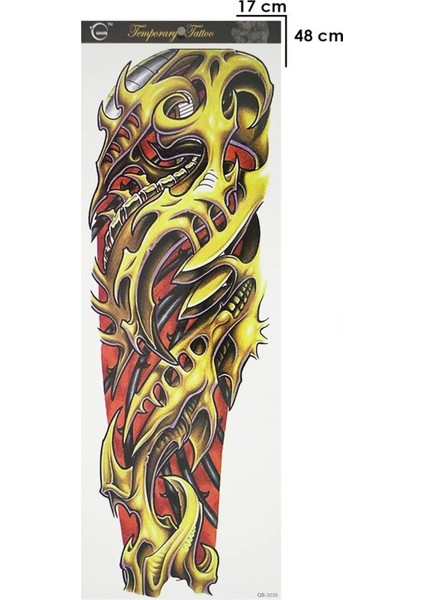 Geçici Sarmal Kol Dövme Tattoo
