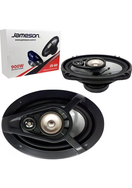 Oto Hoparlör Oval 6x9 900W 2 Adet Jameson Js-60