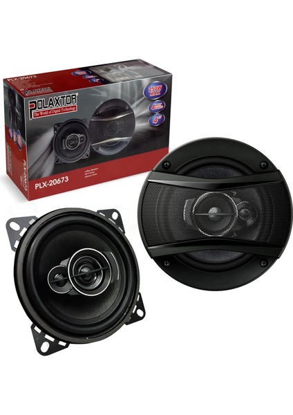 Oto Hoparlör 10CM 250W 2 Adet Kapaklı Dört Yollu PLX-20673