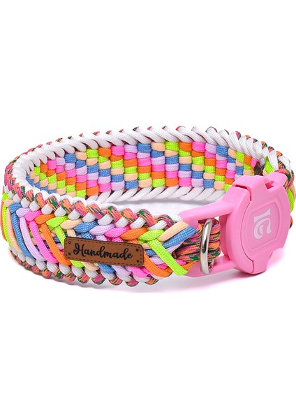 Handmade Premium Paracord Örgü Boyun Tasması