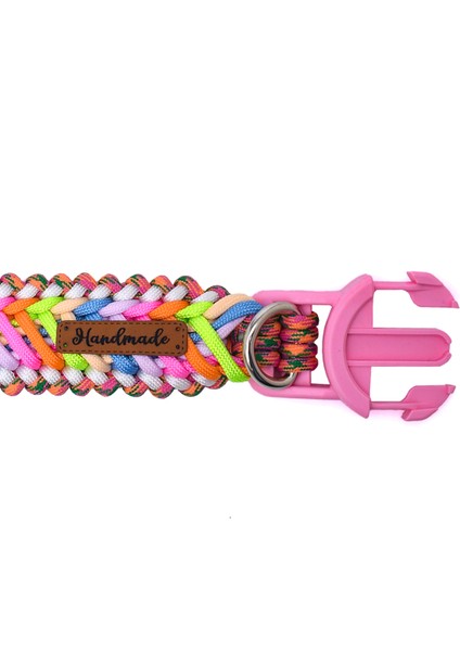 Handmade Premium Paracord Örgü Boyun Tasması