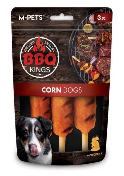 Bbq Kings Corn Dogs Tavuklu Köpek Ödülü 90GR