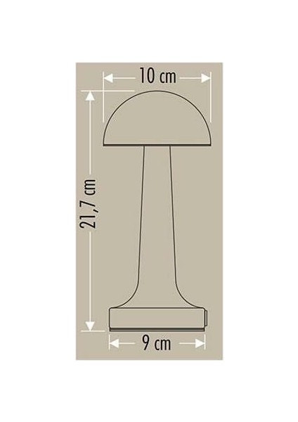 CT-8430 Lizbon Şarjlı Masa Lambası