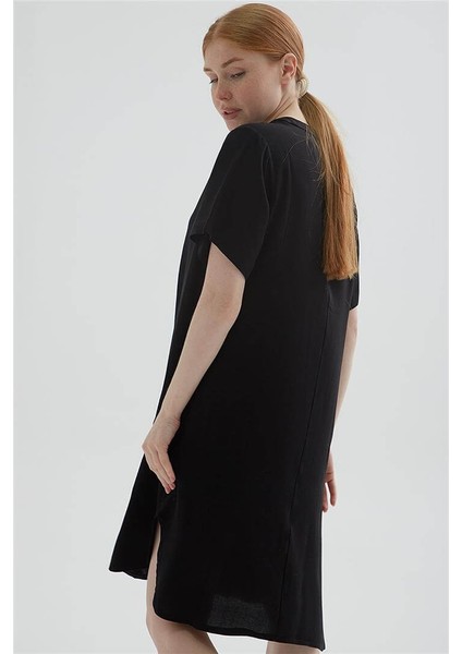 24Y0589K1 Fashion Friends Kadın Elbise Siyah fırsatları