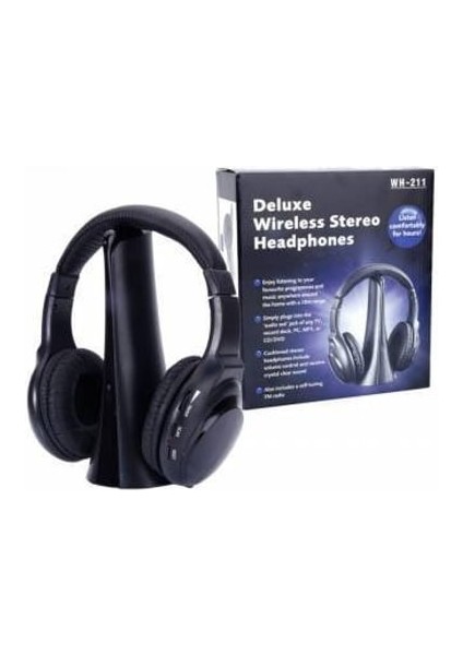 Wireless Stereo Kablosuz Kulaklık Headphones Pc Dvd Mp3 Tv Kulaklığı