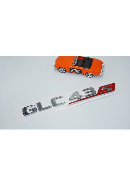 Glc 43S Bagaj Kırmızı Krom Abs Yazı Logo Benz Ile Uyumlu fiyatları
