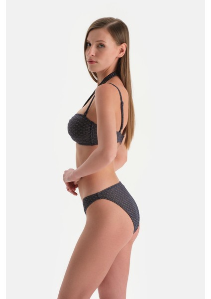 Lacivert Düşük Bel Bikini Alt modelleri