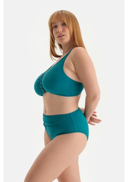 Yeşil Korseli Toparlayıcı Bikini Üst modelleri