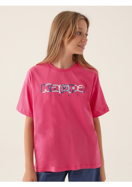 Kız Çocuk Tişört 5-15 Yaş Açık Fuşya fiyatları