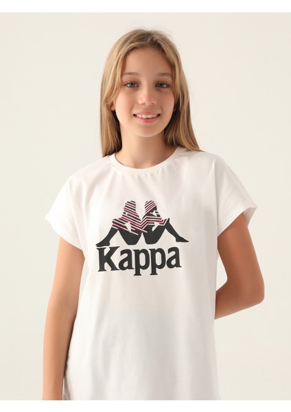 Kız Çocuk Tişört 5-15 Yaş Krem indirimleri