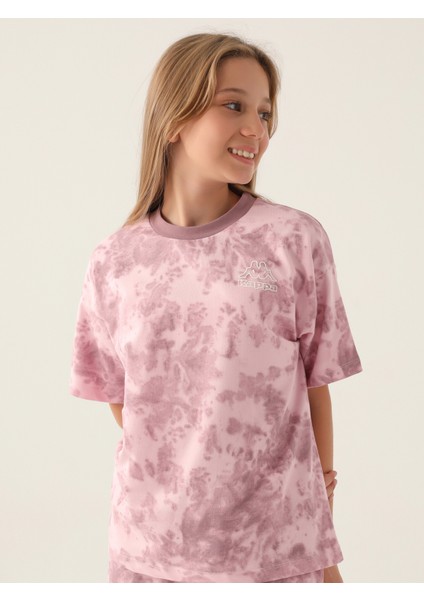 Kız Çocuk Tişört 5-15 Yaş Toz Pembe modelleri