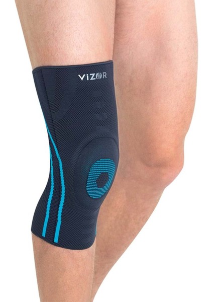Örme Patella ve Flexible Des.(Ligament) Dizlik - Vizor - M