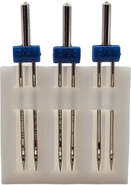 Ev Tipi Aile Dikiş Makinesi Çiftli Dikiş Iğnesi / 130/705 H Zwı 3.0/90 3 Adet