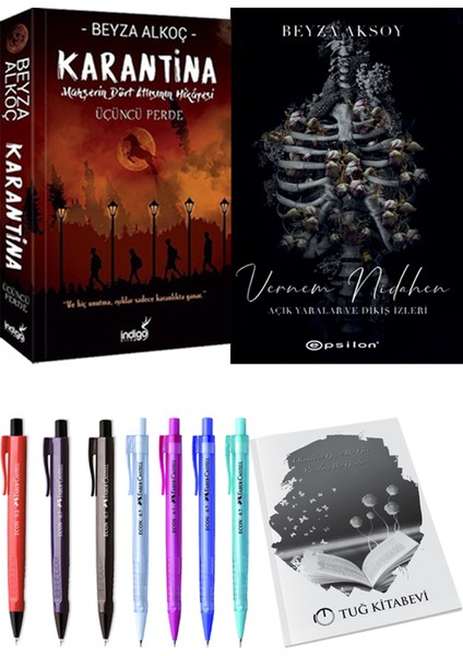 Karantina 3 - Vernem Nidahen + Kalem + Not Defteri